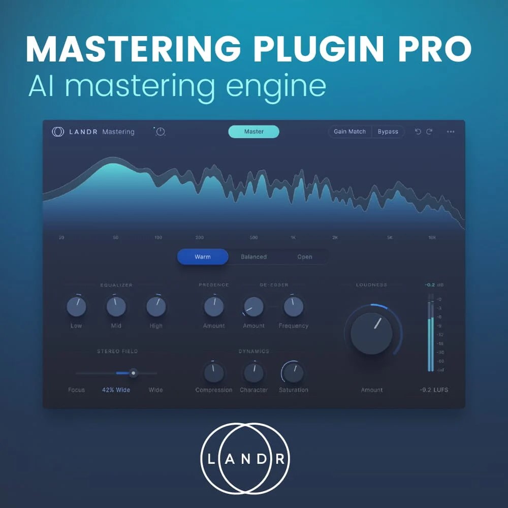 LANDR LANDR AI Mastering Pro - Perpetual License